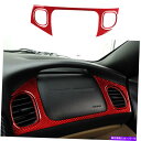 trim panel シボレーコルベットC5 98-04のレッドカーボンファイバー乗客ダッシュボードパネルトリムC5 98-04 Red Carbon Fibe...