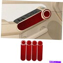 trim panel 12PCS REDカー??ボンファイバーインテリアドアパネルカバーカバーフォードエクスプローラー2008-10 12Pcs Red Car...