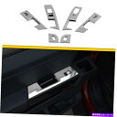 trim panel フォードF150 2021+クロム用のインテリアウィンドウリフトパネルスイッチカバートリムベゼル Interior Window Lift Panel Switch Cover Trim Bezels For Ford F150 2021+ Chrome(2)