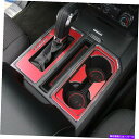 trim panel レッドカーインナーギアシフトボックスパネルカバートリムフィットフォードF150 F-150 2016 2017 RED Car Inner...