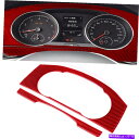 trim panel VW Golf 7 GTI MK7 14-19のレッドカーボンファイバー内側機器クラスターパネルトリム Red Carbon Fiber ...