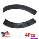 trim panel 4PCSブラックホイールアッパーフェンダーフレアアーチカバーミニクーパー2002-2008用 4Pcs Black Wheel Upper Fender Flares Arch Cover Trim for Mini Cooper 2002-2008