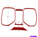 trim panel シボレーインストルメントクラスターパネルカバーステッカーレッドカーボンカマロ2010-15 For Chevrolet Instrumen...