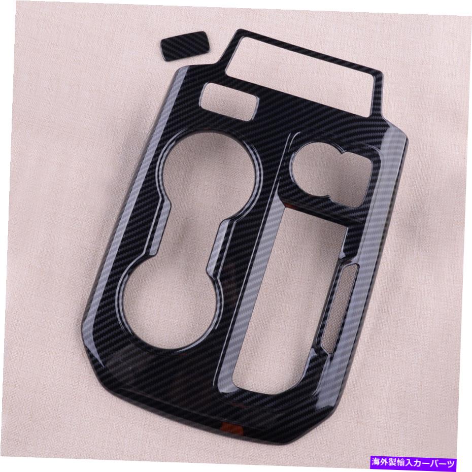 trim panel カーボンファイバーABSギアシフトパネルの装飾トリムカバーシボレーブレザーに適しています..