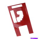 trim panel レッドカーボンファイバーギアシフトパネルの装飾トリムカバーレクサスIS250 300 350のフィット Red Carbon Fiber ...