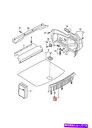 trim panel リアクロスパネルソウルブラック8V7863471A4PKのための本物のアウディA3カブリオレトリム Genuine AUDI A3 Cabriolet Trim For Rear Cross Panel Soul Black 8V7863471A4PK