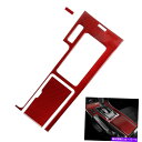trim panel 3PCS REDカー??ボンファイバーギアシフトパネルフレームステッカーフォードマスタング2009-2013 3Pcs Red Carbo...