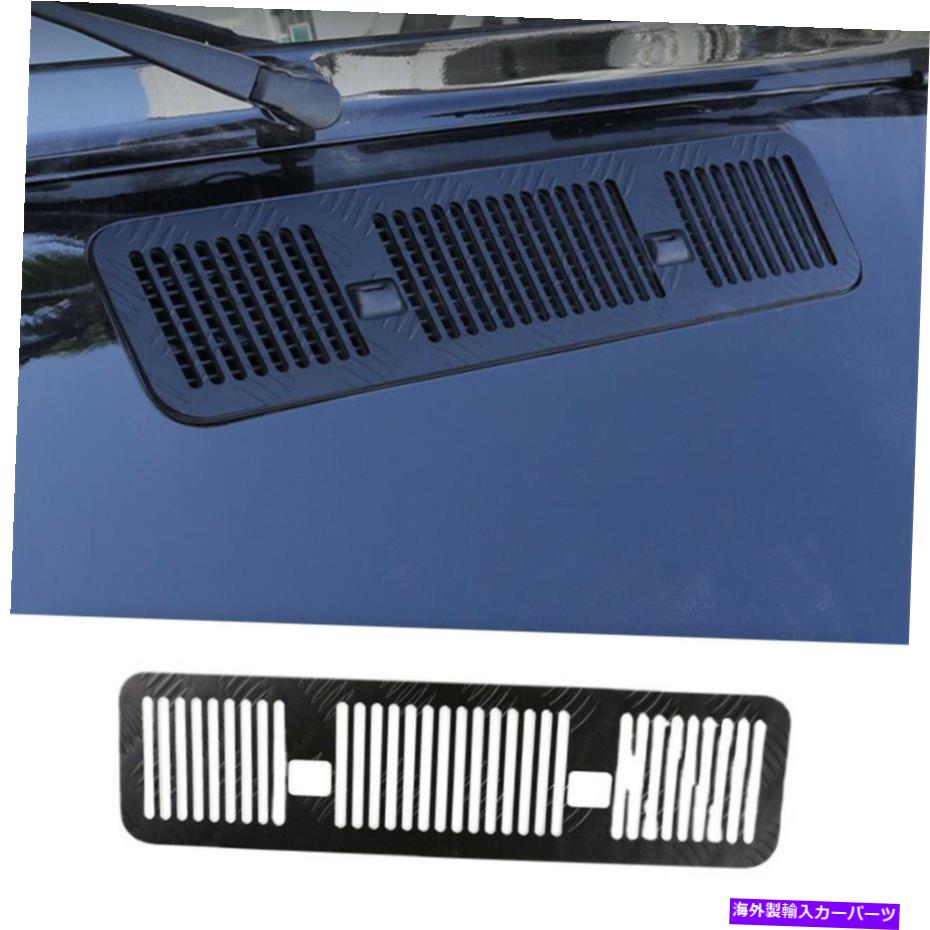 trim panel 合金ブラックフードエアインテークグリルベントパネルベンツGクラスW463 G63 19+ Alloy Black Hood Air Intake Grille Vent Panel Trim For Benz G Class W463 G63 19+