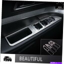 trim panel 2016-2019フォードエクスプローラーのスチールスライバーカーウィンドウパネルスイッチカバートリム Steel Sliver Car Window Lift Panel Switch Cover Trim For 2016-2019 Ford Explorer