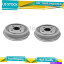 Brake Drum 2˥ꥢ֥졼ɥǥ饴SC 19992Ŭ礷ޤ (2) Rear Brake Drum DuraGo Fits Saturn SC 1991-1992