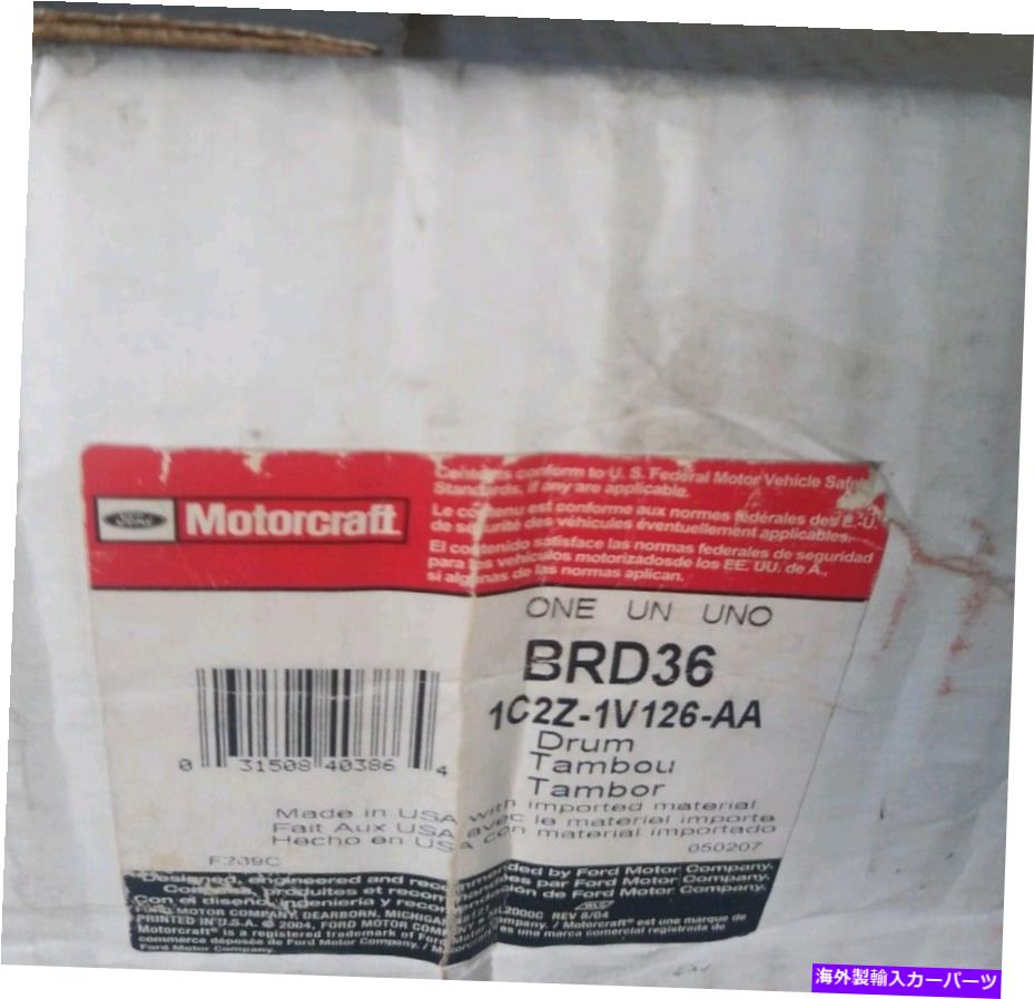 Brake Drum Ford 1C2Z-1V126-AA BRD36本物のOEM E250エコノリンリアブレーキドラム Ford 1C2Z-1V126-AA BRD36 Genuine OEM E250 Econoline Rear Brake Drum