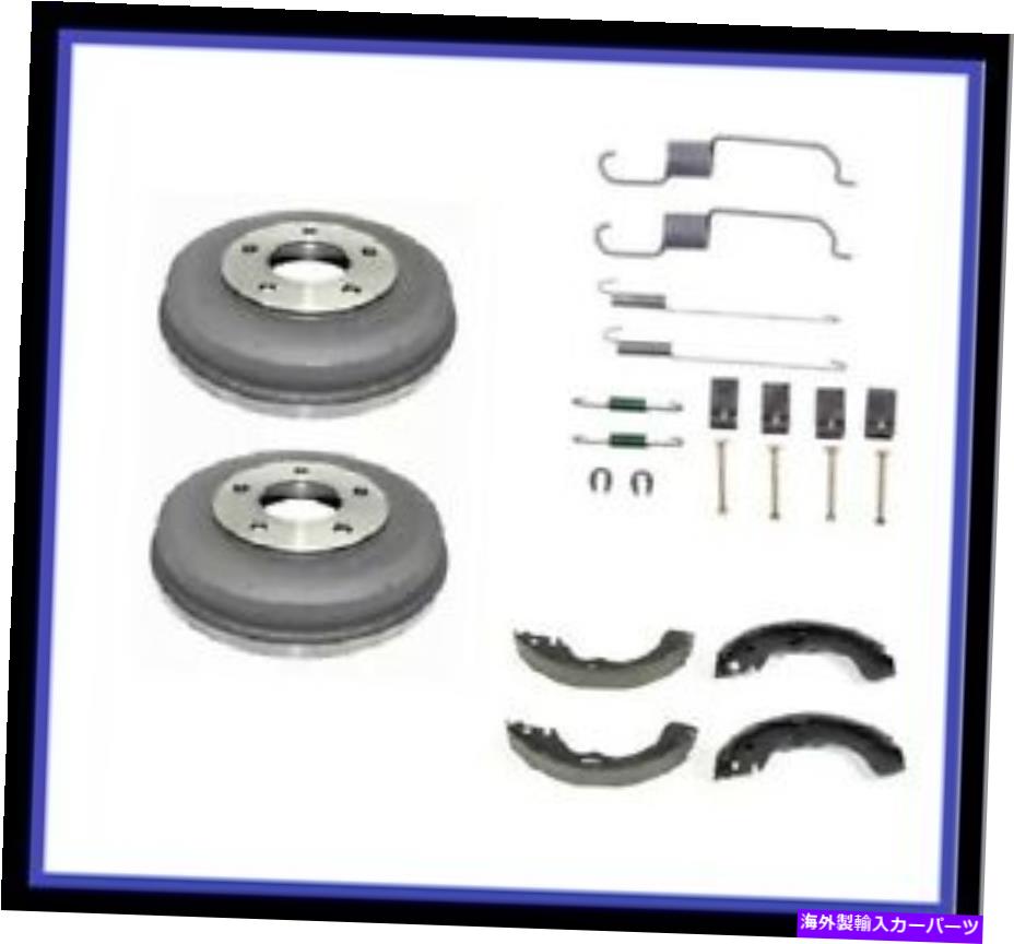 Brake Drum 80098リアブレーキドラムセット - ブレーキシューズ - ハードウェアキットが含まれています 80098 Rear Brake Drum Set - Brake Shoes - Hardware Kit included
