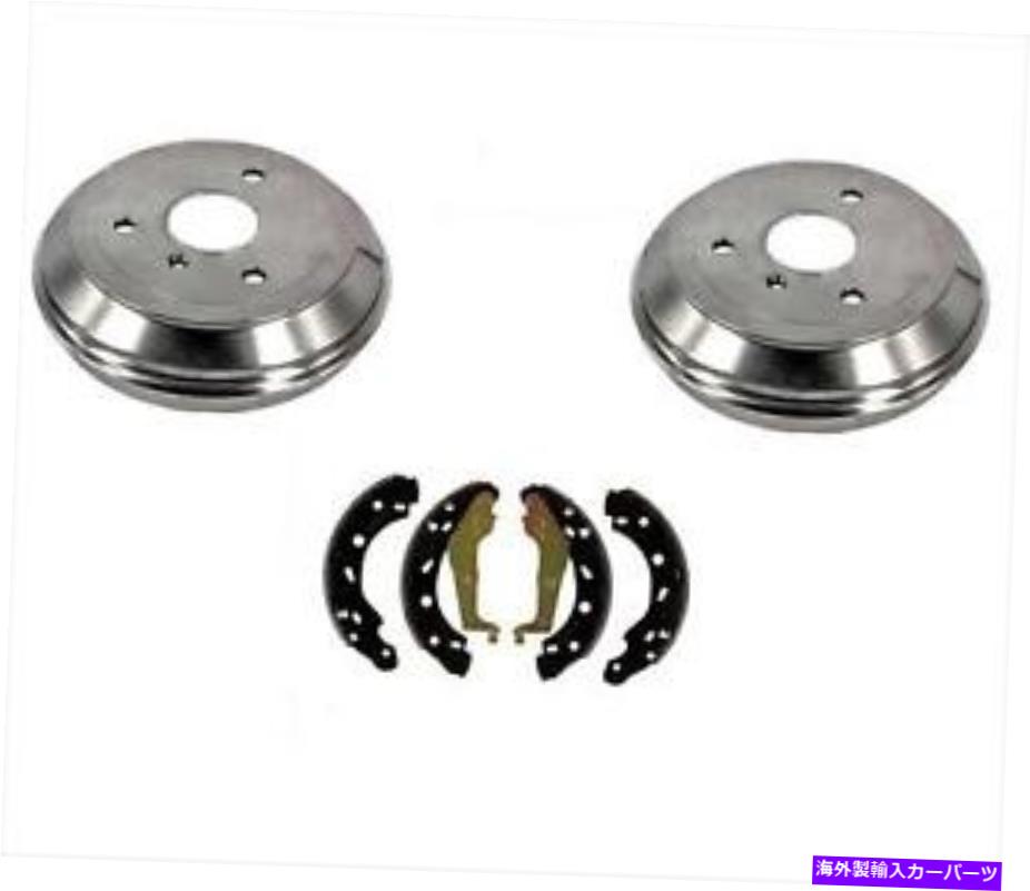 Brake Drum 05-15スマートカーフォートウフォートウリアブレーキドラムとリアブレーキシューズにフィット Fits for 05-15 Smart Car Fortwo Rear Brake Drums & Rear Brake Shoes