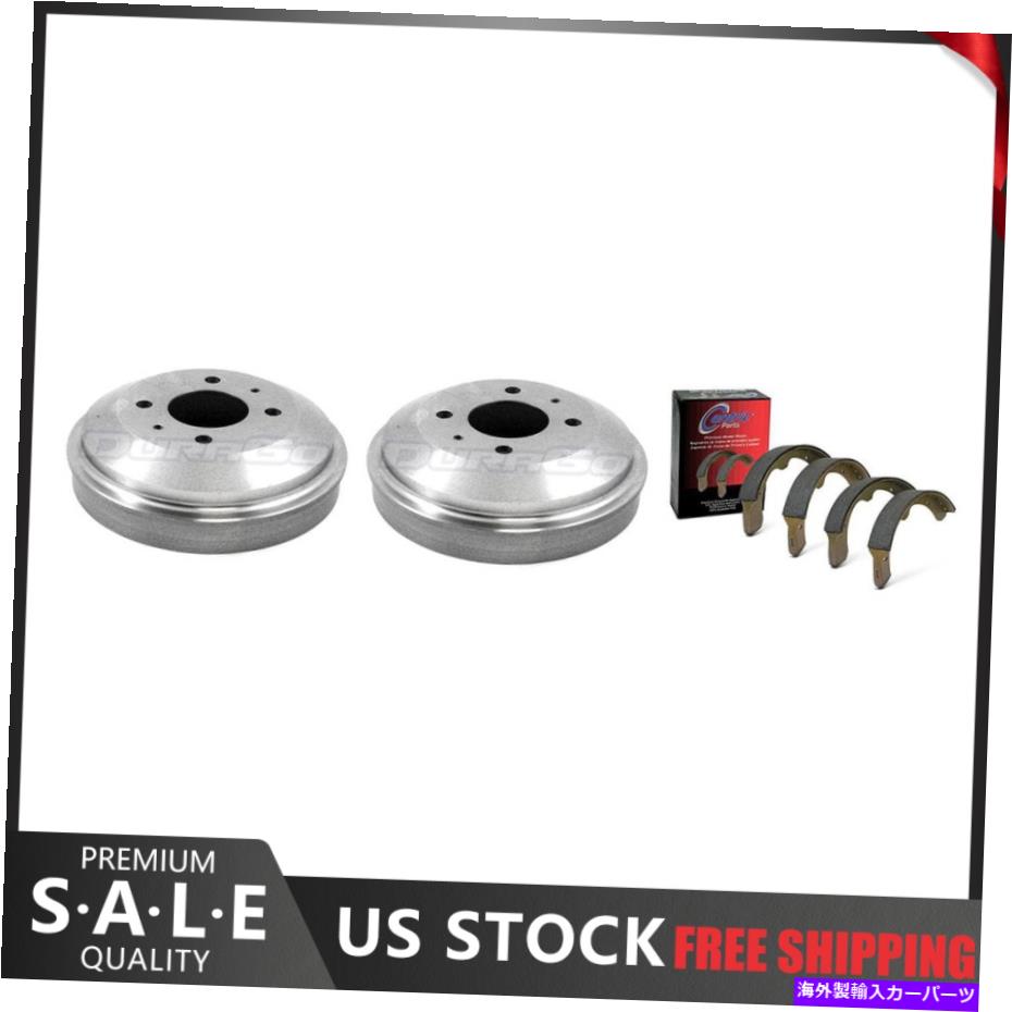 Brake Drum 2000ヒュンダイアクセントリアキットブレーキドラムとブレーキシューズ Fits 2000 Hyundai Accent Rear Kit Brake Drums & Brake Shoes