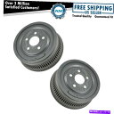 Brake Drum ダッジグランドキャラバンボイジャー用のリアブレーキドラムペアセット Rear Brake Drum Pair Set for Dodge Grand Caravan Voyager