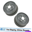 Brake Drum ダッジグランドキャラバンボイジャー用のリアブレーキドラムペアセット Rear Brake Drum Pair Set for Dodge Grand Caravan Voyager