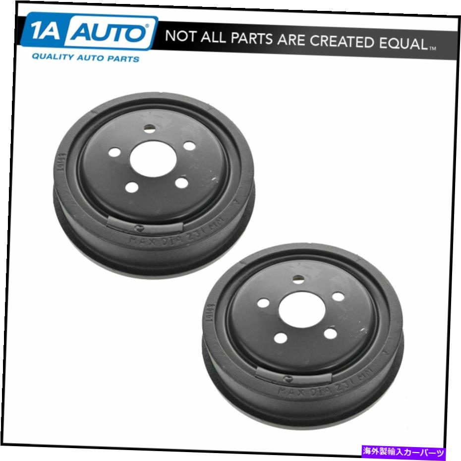 Brake Drum 03-05シボレーキャバリエポンティアックサンファイア向けのリアブレーキドラムペアセット Rear Brake Drum Pair Set for 03-05 Chevy Cavalier Pontiac Sunfire