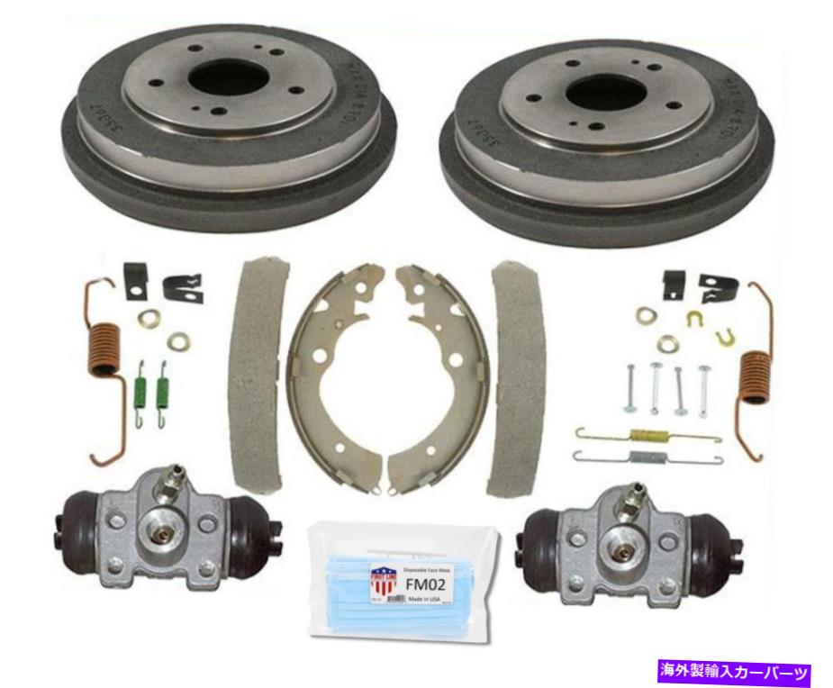 Brake Drum リアドラムブレーキシューズスプリングキットホイールシリンダーフィットホンダCRV 1997-2001 Rear Drums Brake Shoes Spring Kit Wheel Cylinders Fits Honda CRV 1997-2001