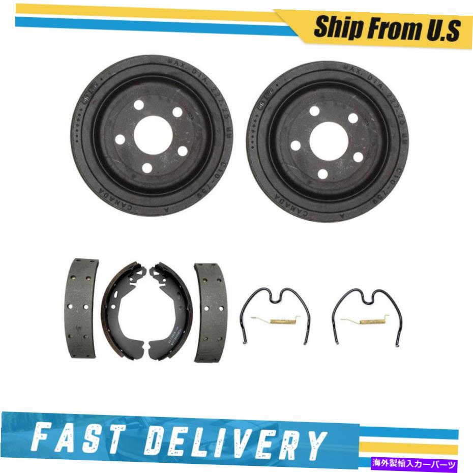 Brake Drum シボレーキャバリエ用のリアドラムブレーキシューズ＆ハードウェアスプリングキット1998-2000 Rear Drums Brake Shoes & Hardware Spring Kit for Chevrolet Cavalier 1998-2000