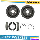 Brake Drum シボレーキャバリエ用のリアドラムブレーキシューズ＆ハードウェアスプリングキット1998-2000 Rear Drums Brake Shoes & Hardware Spring Kit for Chevrolet Cavalier 1998-2000