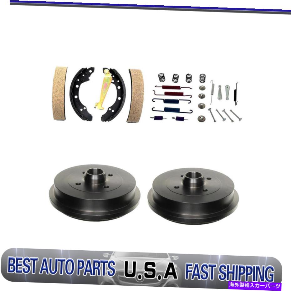 Brake Drum リアブレーキドラムブレーキシューズハードウェアキットスプリングフィット1995-1999フォル..