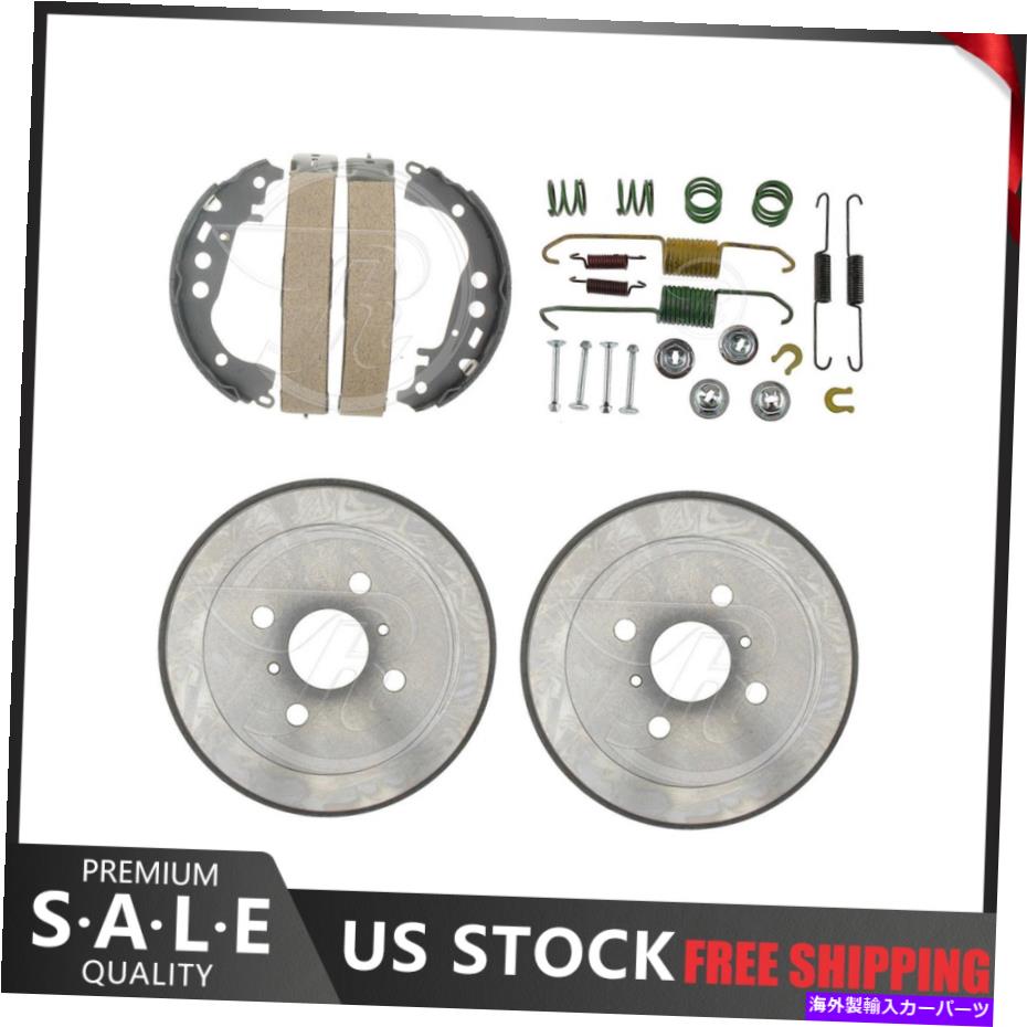 Brake Drum 2002年から2003年のトヨタプリウスのリアキットブレーキドラム＆ブレーキシューズハードウェアキット Rear Kit Brake Drums & Brake Shoes Hardware Kit For 2002-2003 Toyota Prius