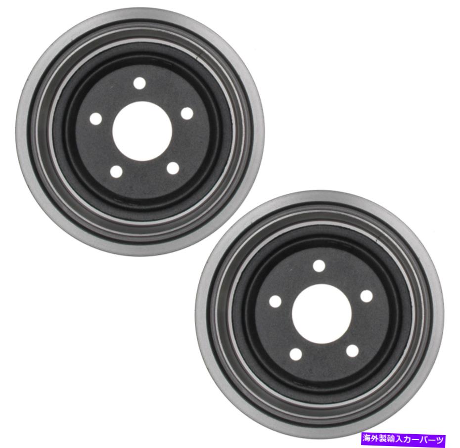 Brake Drum ビュイックシボレーオールドスモービル用の2つのリア鋳鉄ブレーキドラムAcdelco Proのペアセット Pair Set of 2 Rear Cast Iron Brake Drums ACDelco Pro For Buick Chevy Oldsmobile