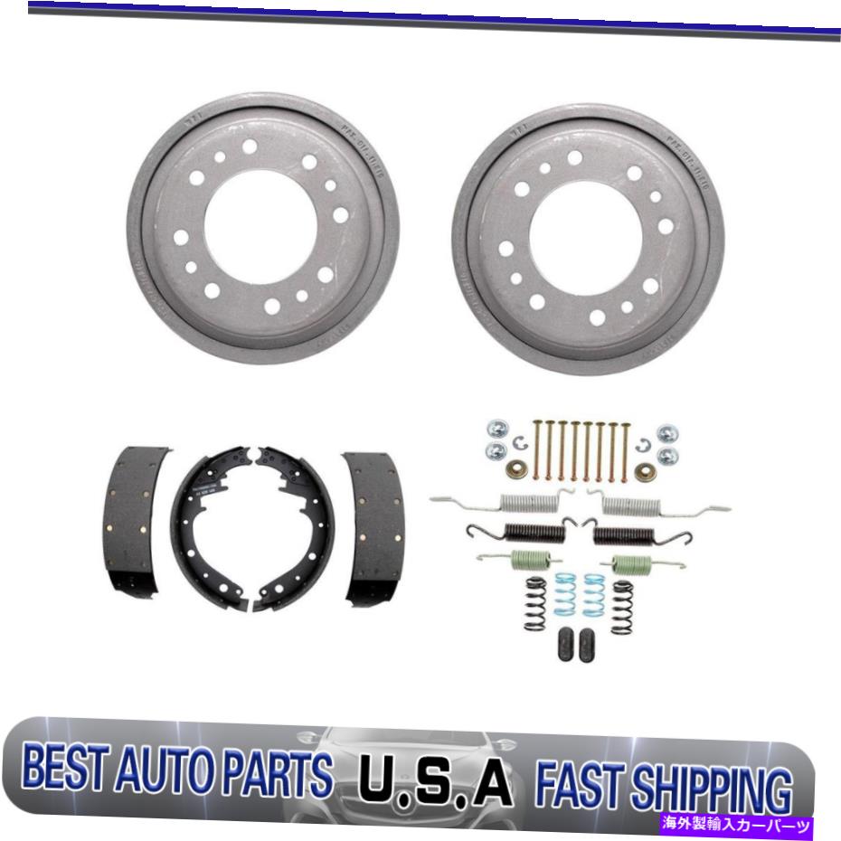 Brake Drum ꥢ֥졼ɥ֥졼塼ϡɥåȥץ󥰥եå1971-1972ܥ졼P20Х Rear Brake Drum Brake Shoes Hardware Kit Spring Fits 1971-1972 Chevrolet P20 Van