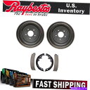 Brake Drum シボレーG101975用のレイベストリアキットブレーキドラムとブレーキシューズ Raybestos Rear Kit Brake Drums & Brake Shoes For Chevrolet G10 1975