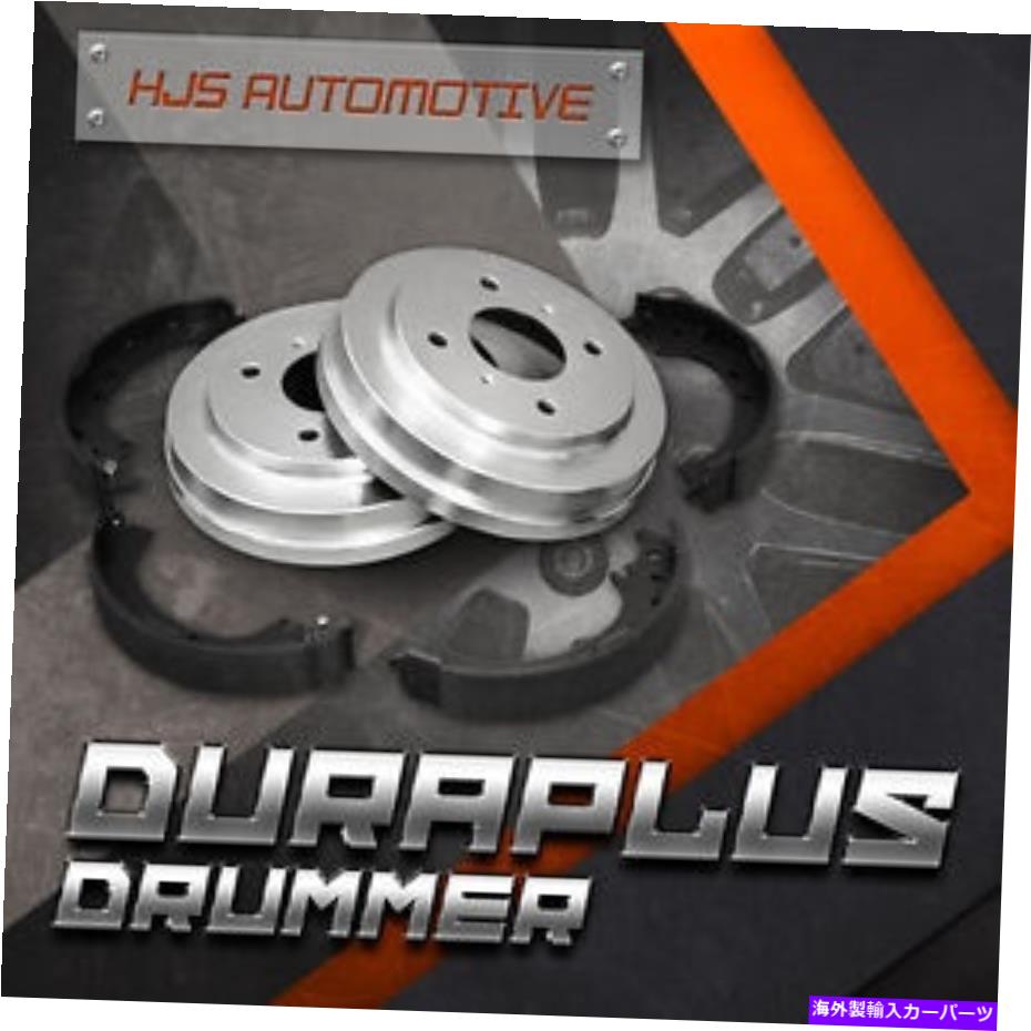 Brake Drum Duraplusプレミアムブレーキドラムシューズ[リア]フィット95-99ダッジラム2500 HD Duraplus Premium Brake Drums Shoes [Rear] Fit 95-99 Dodge Ram 2500 HD