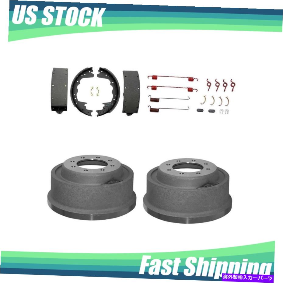 Brake Drum リアキットブレーキドラム＆ブレーキシューズハードウェアキットフィット2000-2001ダッジラム2500 OL Rear Kit Brake Drums & Brake Shoes Hardware Kit Fits 2000-2001 Dodge Ram 2500 OL