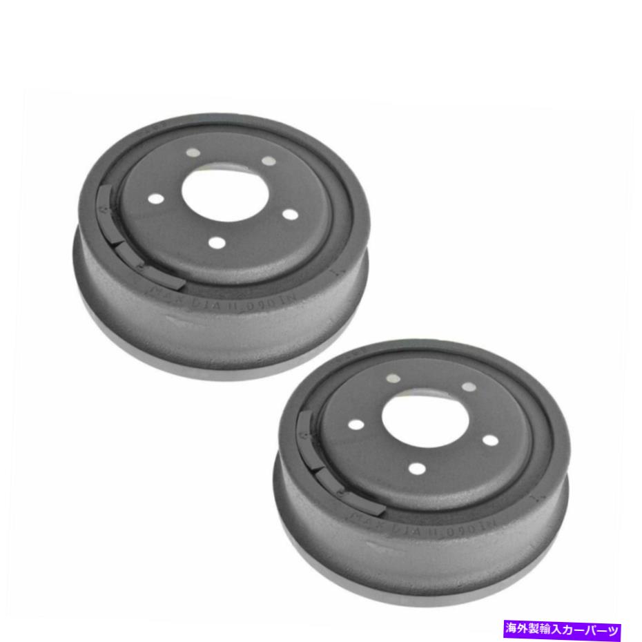 Brake Drum 1987年から1999年のブロンコE-Van E150エコノリンF150向けのリアブレーキドラムペアセット ..