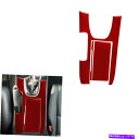 trim panel ホンダアコードのための3倍赤炭素繊維08-12トランスミッションコンソールパネルカバートリム 3x Red Carbon Fiber Fo...