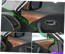 trim panel 4PCSウッドグレイン屋内トライアングルパネルカバートリム日産パトロールY62 2017-2019 4PCS Wood Grain Indoor Triangle Panel Cover Trim For Nissan Patrol Y62 2017-2019(2)