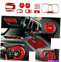 trim panel 21x赤炭素繊維フルインテリアセットシボレーカマロのトリムカバー2010-2015 21x RED Carbon Fiber Full I...