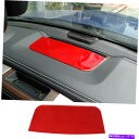 trim panel ダッジRAMのためのセンターコンソール装飾パネルトリムデカール10-15レッドカーボンファイバー Center Console Decor...