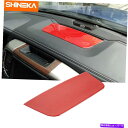 trim panel Dodge Ram 10-15 Red Carbon Fiber用のセンターコンソールパネル装飾トリムカバー Center Console...