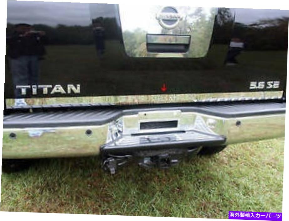 trim panel クロムリアデッキトリム1PC QAAステンレストランクアクセント日産タイタン2004-2015 Chrome Rear Deck Trim 1PC QAA Stainless Trunk Accent FOR NISSAN TITAN 2004-2015