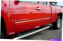 trim panel フィット09-13シボレーシルバラード拡張キャブボディサイドモールディングトリムトップ1