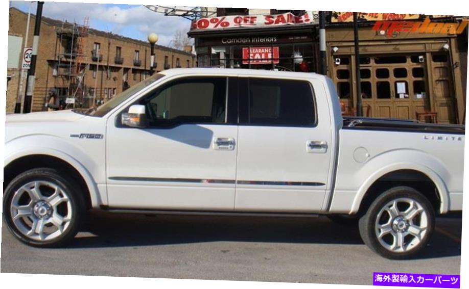 trim panel タイガーフィット09-14フォードF150レギュラーキャブショートベッドボディサイドモールディングトリム1.5 