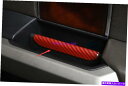 trim panel フォードF-150 F150 2017-2021のレッドカーボンファイバードアハンドルボウルパネルカバートリム Red Carbon Fi...
