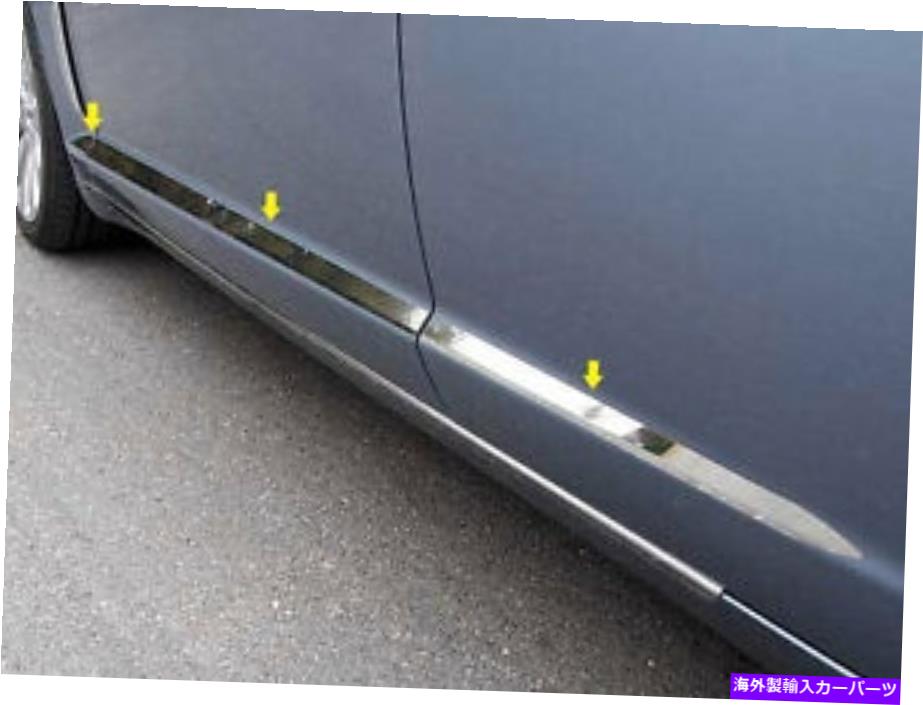 trim panel Jaguar XF 2009-2015ステンレススチールクロムボディサイドモールディングトリム6PCS FITS JAGUAR XF 2009-2015 STAINLESS STEEL CHROME BODY SIDE MOLDING TRIM 6PCS