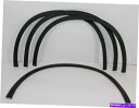 trim panel 05-10クライスラー300/300Cマグナムチャージマットブラックステンレススチールフェンダートリム 05-10 Chrysler 30...