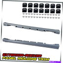 trim panel 13-18フォードフュージョンエクステリアロッカーパネルモールディングトリム左 右側に合う Fit For 13-18 Ford Fusion Exterior-Rocker Panel Molding Trim Left Right Side