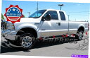 trim panel 1999-2010 FORD F-250/F-350スーパー/エクステンデッドキャブロングベッドロッカーパネルトリム8 3/4