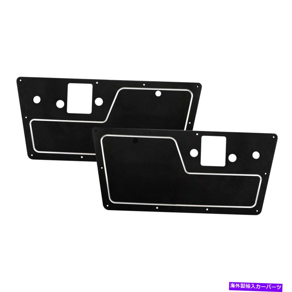 trim panel フォードブロンコ1968-1977すべてのアメリカンビレットシルバーラインシリーズドアパネル For Ford Bronco 1968-1977 All American Billet Silverline Series Door Panels