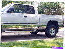 trim panel 12pc。 1998年から2001年のラムクアッドキャブショートベッドの豪華なFXロッカーパネルトリムフルキット 12pc. Luxury...