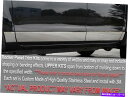 trim panel ステンレスロッカーパネルトリム11 PCフィット1999-2006シルバラード拡張タクシーロングベッド Stainless Rocker ...