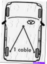 Brake Cable FKB1151ファーストラインブレーキケーブル完全フィットフォードシエラ82-93 FKB1151 FIRST LINE BRAKE CABLE COMPLETE fits Ford Sierra 82-93