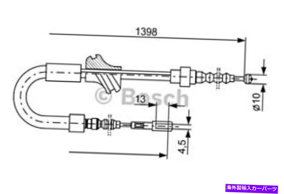 Brake Cable ܥåѡ󥰥֥졼֥եåȥǥ80 90֥ꥪ쥯B3 8G 8B 1986-2000 BOSCH Parking Brake Cable Fits AUDI 80 90 Cabriolet Coupe B3 8G 8B 1986-2000